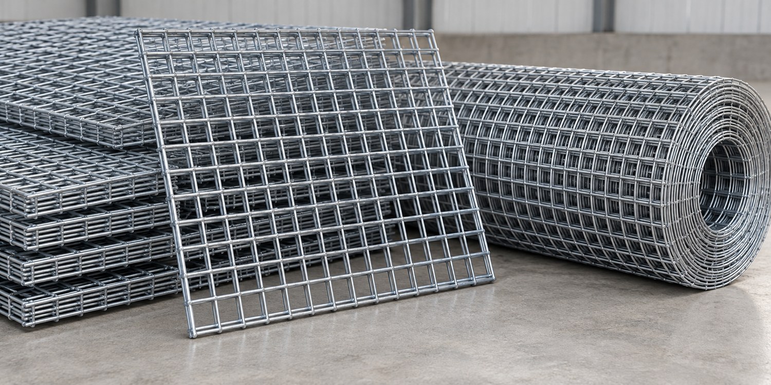 Illustrative welded steel wire mesh